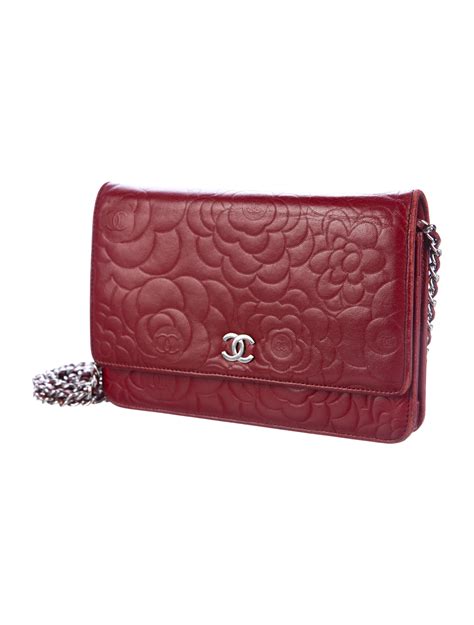 chanel quilted camellia|Chanel camellia wallet on chain.